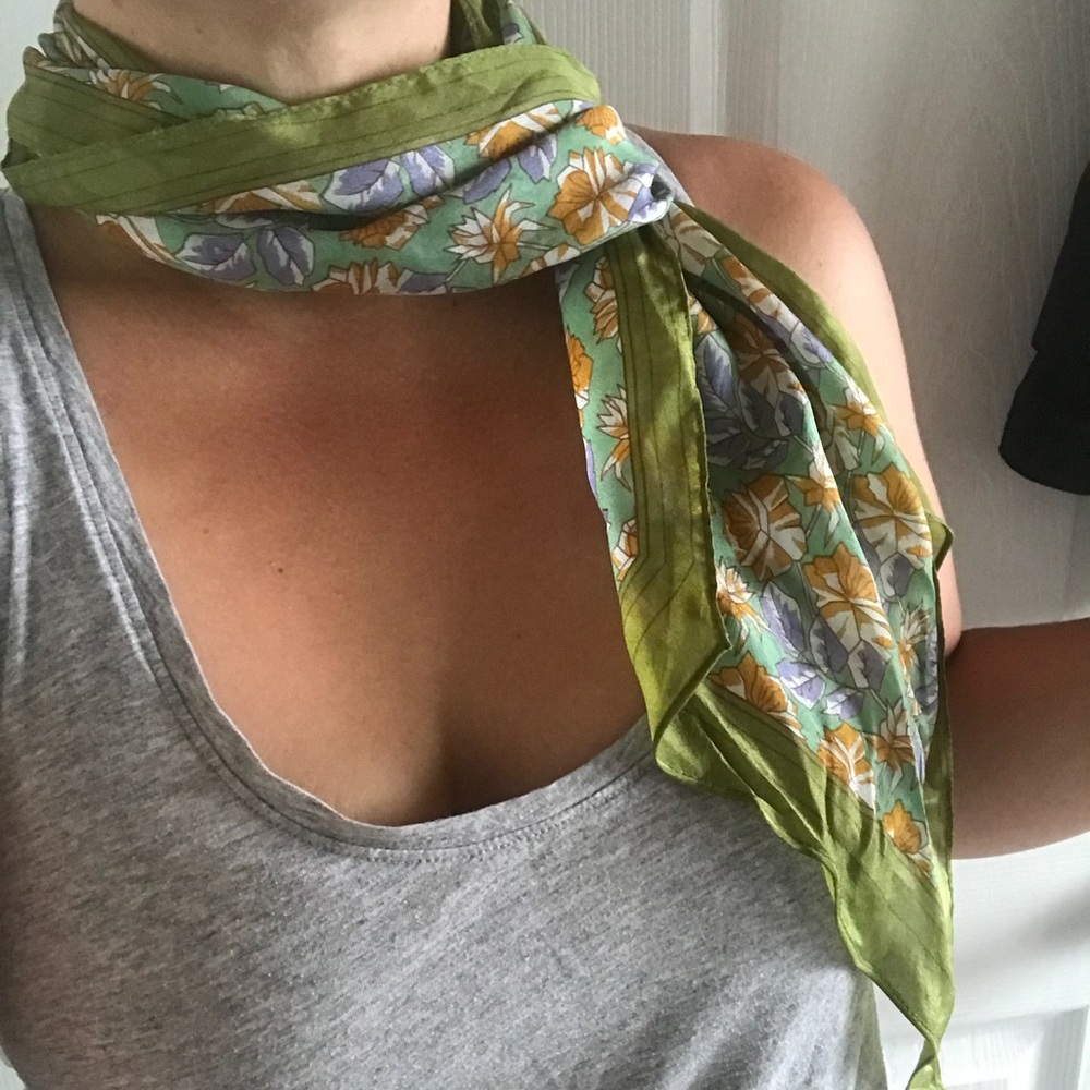 Cacharel Silk Scarf Vintage